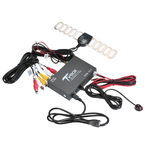 

Car TV Signal Box DVB-T/T2 Car Mobile Digital TV Box Receiver HEVC H.265 TV Tuner Box