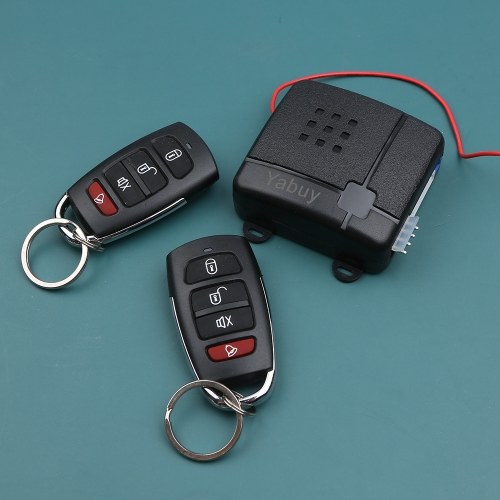 

Yabuy Universal Car Vehicle Security System Burglar Alarm Protection Anti-theft System 2 Remote