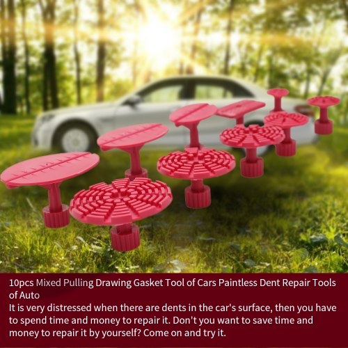 10pcs Rose Red Mixed Pulling Drawing Gasket Tool of Cars Paintless Dent Repair Tools of Auto
10pcs Rose Red Mixed Pulling Drawing Gasket Tool of Cars Paintless Dent Repair Tools of Auto