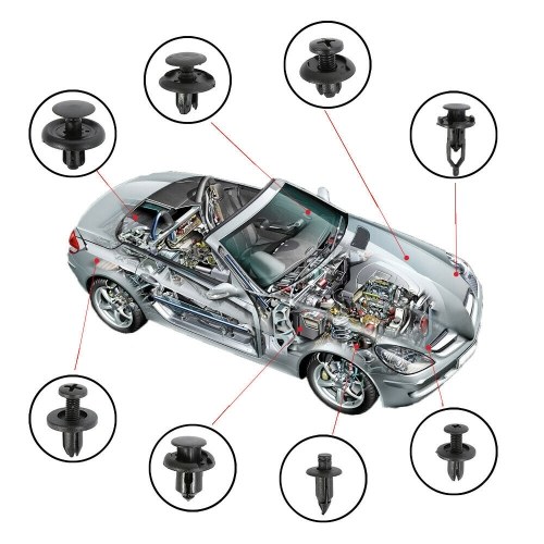 620Pcs Car Body Push Pin Retainer Rivet Fasteners Trim Molding Clip + Screwdriver + Pliers
620Pcs Car Body Push Pin Retainer Rivet Fasteners Trim Molding Clip + Screwdriver + Pliers