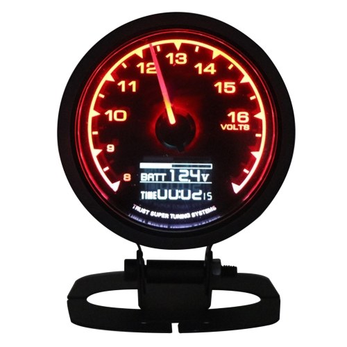 Car Universal 1000RPM Tachometer Gauge 2-in-1 Function LED Car Gauge for Modification Adjustable 7 Colors & Brightness & Alarm Value 60mm 12V Car Meter Includes Electronic Sensor
Car Universal 1000RPM Tachometer Gauge 2-in-1 Function LED Car Gauge for Modification Adjustable 7 Colors & Brightness & Alarm Value 60mm 12V Car Meter Includes Electronic Sensor