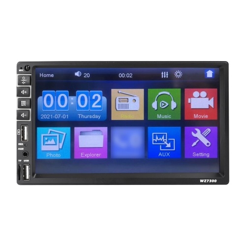 Double Din Car Stereo 7 Inch LCD Touchscreen Monitor BT MP5 Player FM Car Radio Receiver
Double Din Car Stereo 7 Inch LCD Touchscreen Monitor BT MP5 Player FM Car Radio Receiver