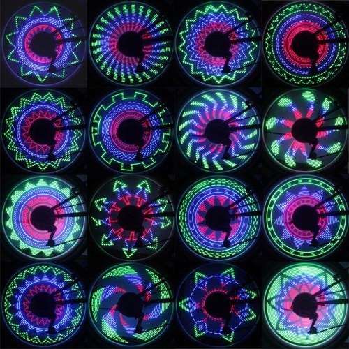 Bicycle Light Tire Valve Cap Bike Air Flame LED Flash Light Waterproof Cool Wheel Lights Neon Lamp for Road Bike, Very Bright, Auto & Manual Dual Switch, 32 Pattern
Bicycle Light Tire Valve Cap Bike Air Flame LED Flash Light Waterproof Cool Wheel Lights Neon Lamp for Road Bike, Very Bright, Auto & Manual Dual Switch, 32 Pattern