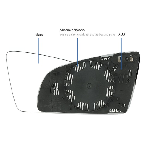 Right Drive Side Heated Electric Wing Door Mirror Glass for Audi A3 A4 A6 2001-2008 Right Drive Side Heated Electric Wing Door Mirror Glass for Audi A3 A4 A6 2001-2008