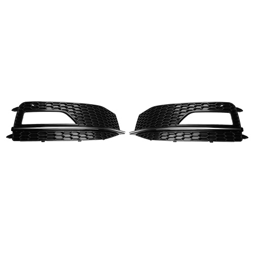 Pair of Car Lower Bumper Grille Fog Light Cover for Audi A4L B9 2013-2016 Pair of Car Lower Bumper Grille Fog Light Cover for Audi A4L B9 2013-2016
