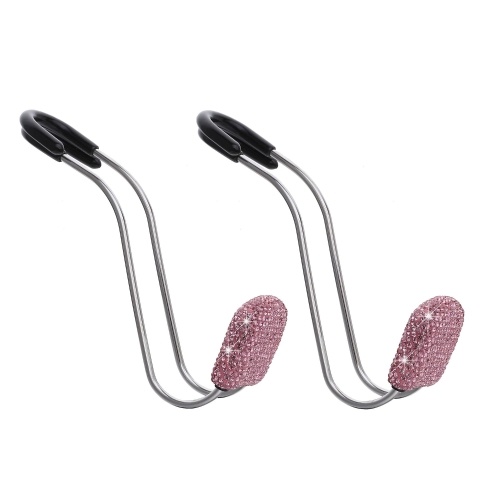 Bling Car Hangers ,2pcs Auto Hooks,Handmade Rhinestones Crystal Car Hangers,Strong and Durable Backseat Hanger Storage Universal for SUV Truck Vehicle
Bling Car Hangers ,2pcs Auto Hooks,Handmade Rhinestones Crystal Car Hangers,Strong and Durable Backseat Hanger Storage Universal for SUV Truck Vehicle