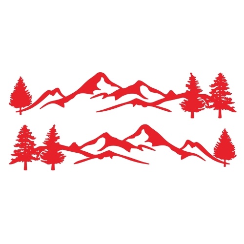 2Pcs Car Side Body Stickers Red Mountain Decals Tree Forest Custom PVC Graphic Car Decals Accessories
2Pcs Car Side Body Stickers Red Mountain Decals Tree Forest Custom PVC Graphic Car Decals Accessories