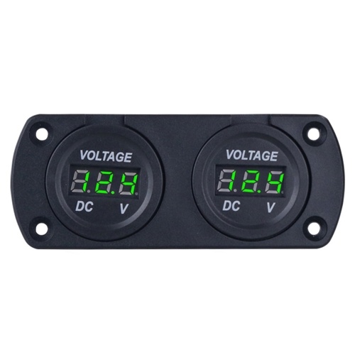 Car Voltmeter LED Dual Digital Display Voltage Gauge 6-35V for 12/24V Car Truck SUV Marine Boat
Car Voltmeter LED Dual Digital Display Voltage Gauge 6-35V for 12/24V Car Truck SUV Marine Boat