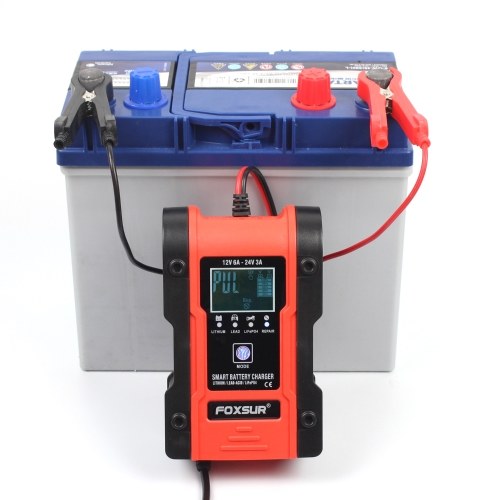 Intelligent Car Battery Chargers Portable Car Cell Chargers Motorcycle Auto Batteries Chargers with LCD Digital Display
Intelligent Car Battery Chargers Portable Car Cell Chargers Motorcycle Auto Batteries Chargers with LCD Digital Display