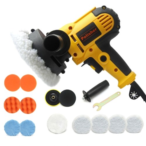 14Pcs Rotary Car Polisher 600W Buffer Sander Polishing Machine 600-3700 r/min 5'' Sponge Pad Mop Kit Car Care Home Appliance Polishing Tool US Plug
14Pcs Rotary Car Polisher 600W Buffer Sander Polishing Machine 600-3700 r/min 5'' Sponge Pad Mop Kit Car Care Home Appliance Polishing Tool US Plug