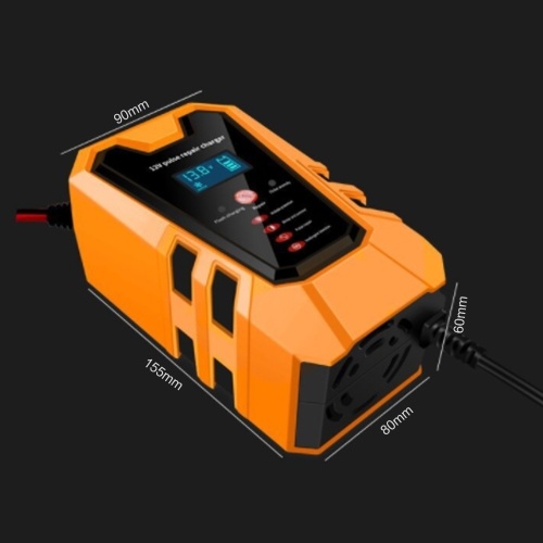 Автомобильное зарядное устройство 12V 6A Pluse Repair Charger с интеллектуальным цифровым дисплеем для автомобиля, грузовика, мотоцикла, свинцово-кислотных аккумуляторов
Автомобильное зарядное устройство 12V 6A Pluse Repair Charger с интеллектуальным цифровым дисплеем для автомобиля, грузовика, мотоцикла, свинцово-кислотных аккумуляторов