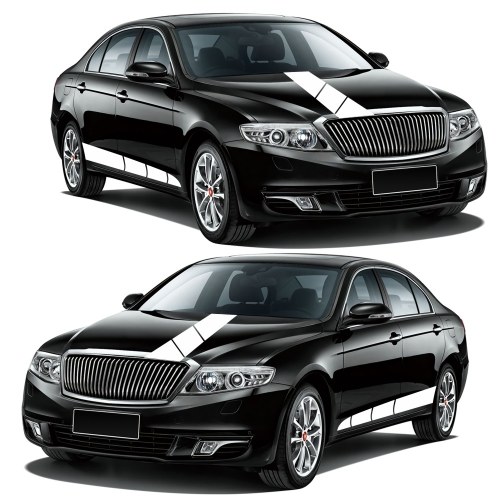 3pcs Car Hood Stripe Sticker Auto Racing Body Side Stripe Decal Skirt Roof Creative Stripe Refitting body pasting Car Body Styling Sticker Removable Waterproof
3pcs Car Hood Stripe Sticker Auto Racing Body Side Stripe Decal Skirt Roof Creative Stripe Refitting body pasting Car Body Styling Sticker Removable Waterproof