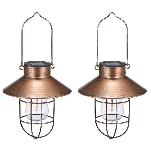 Solar Powered Energy H-anging Lamp Outdoor Lantern with B-ulb Industrial Style Design IP44 Water Resistance Built-in 600mAh High Capacity Rechargeable Cell for Garden Yard Patio Deco Decoration
Solar Powered Energy H-anging Lamp Outdoor Lantern with B-ulb Industrial Style Design IP44 Water Resistance Built-in 600mAh High Capacity Rechargeable Cell for Garden Yard Patio Deco Decoration
