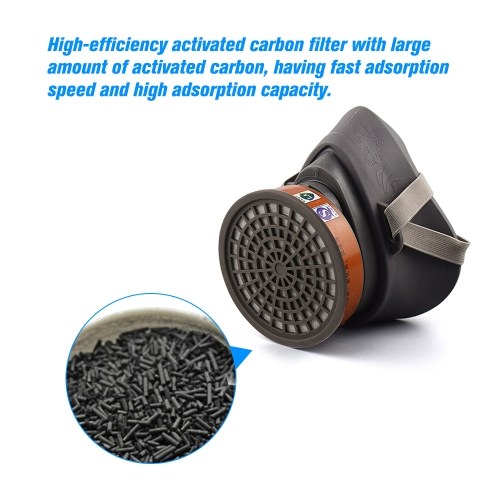 JXYUEXING Painting Spraying Gas Mask Respirator Activated Carbon Mask Anti-particulate Filters Anti-dust Anti-fog Mask
JXYUEXING Painting Spraying Gas Mask Respirator Activated Carbon Mask Anti-particulate Filters Anti-dust Anti-fog Mask