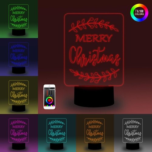 3D Smart Night Light Подсветка задней панели Светодиодная лампа 7 цветов Регулировка яркости Затемнения APP Control
3D Smart Night Light Подсветка задней панели Светодиодная лампа 7 цветов Регулировка яркости Затемнения APP Control