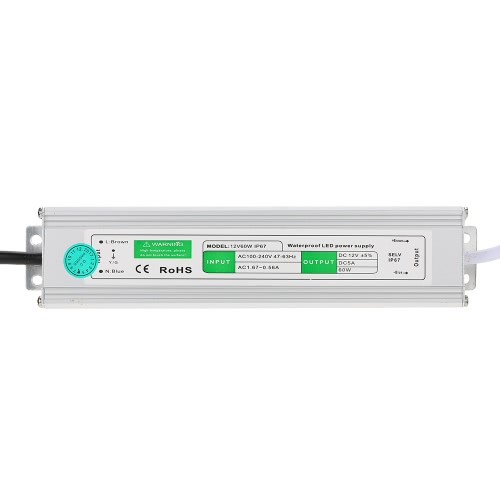 12V водонепроницаемый IP67 светодиодный трансформатор питания для внутреннего и наружного монтажа
12V водонепроницаемый IP67 светодиодный трансформатор питания для внутреннего и наружного монтажа
