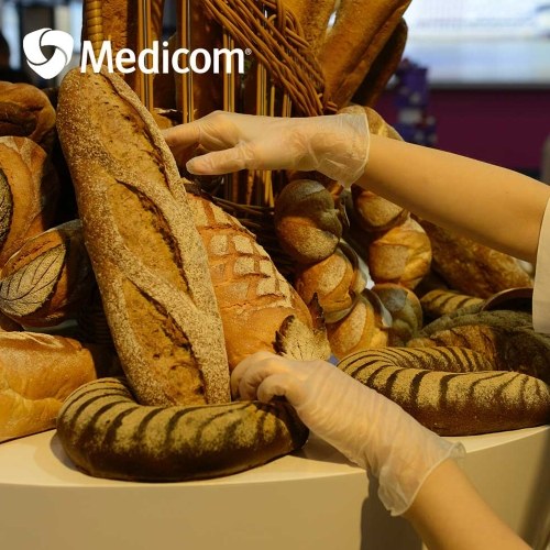 Medicom 1209 100PCS Disposable Transparent PVC Gloves Food Plastic Gloves Powder Free Thicken Waterproof For Restaurant Kitchen BBQ Catering Home
Medicom 1209 100PCS Disposable Transparent PVC Gloves Food Plastic Gloves Powder Free Thicken Waterproof For Restaurant Kitchen BBQ Catering Home