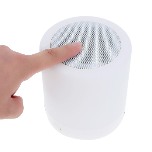 Portable Wireless BT Stereo Speaker with Ring Touch Lamp Three Light Modes Hands-free Call TF Card Slot for Living Room Office Outdoor Portable Wireless BT Stereo Speaker with Ring Touch Lamp Three Light Modes Hands-free Call TF Card Slot for Living Room Office Outdoor