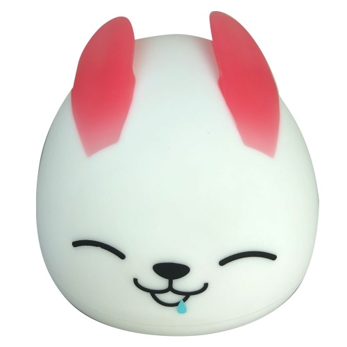Night Light For Kids Soft Rabbit Silicone Baby Nursery Lamp Night Light For Kids Soft Rabbit Silicone Baby Nursery Lamp