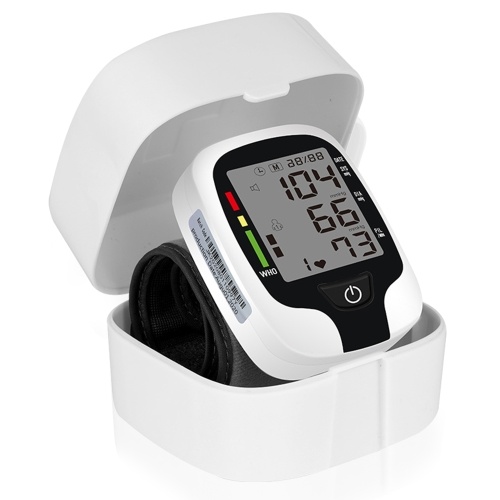 Blood Pressure Monitor Automatic Blood Pressure Measurement Wrist Electronic Sphygmomanometer Pulse Rate Detection Voice Broadcast LCD Display Family Diagnostic-tool Parents Gift
Blood Pressure Monitor Automatic Blood Pressure Measurement Wrist Electronic Sphygmomanometer Pulse Rate Detection Voice Broadcast LCD Display Family Diagnostic-tool Parents Gift