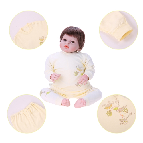 Baby Clothes Set 2pcs Unisex 100% Cotton Baby Outfits Clothing Long Sleeve Tops Long Pants Spring Summer Autumn Winter For Newborn Baby Girl Boy Bird Printing Yellow 3-6M
Baby Clothes Set 2pcs Unisex 100% Cotton Baby Outfits Clothing Long Sleeve Tops Long Pants Spring Summer Autumn Winter For Newborn Baby Girl Boy Bird Printing Yellow 3-6M