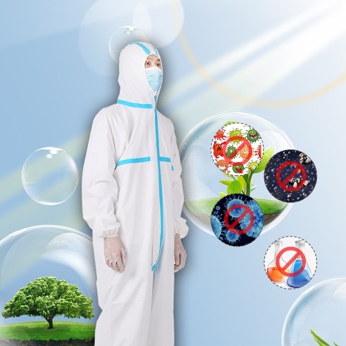 Coverall Disposable Anti-epidemic Isolation Suit for Staff Protective Clothing Dust-proof Coveralls Antistatic
Coverall Disposable Anti-epidemic Isolation Suit for Staff Protective Clothing Dust-proof Coveralls Antistatic
