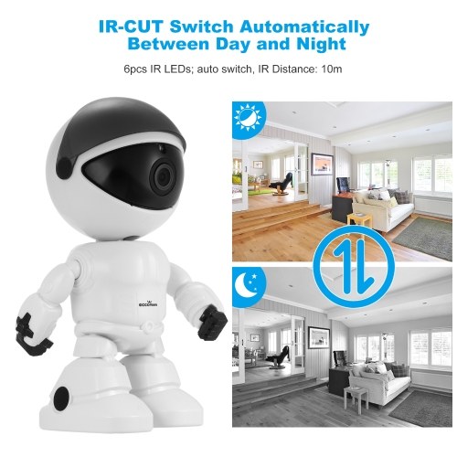 eccomum 1080P Home Security Wireless Camera Robot Intelligent Motion Detection Auto-Tracking Baby Monitor Two-Way Audio Surveillance Camera
eccomum 1080P Home Security Wireless Camera Robot Intelligent Motion Detection Auto-Tracking Baby Monitor Two-Way Audio Surveillance Camera