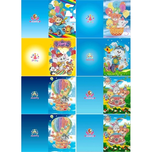 5D DIY Diamond Painting Christmas Cards Halloween Christmas Birthday Greeting Cards with Envelopes and Tools Art Craft Handmade Gift for Children Family Friends
5D DIY Diamond Painting Christmas Cards Halloween Christmas Birthday Greeting Cards with Envelopes and Tools Art Craft Handmade Gift for Children Family Friends