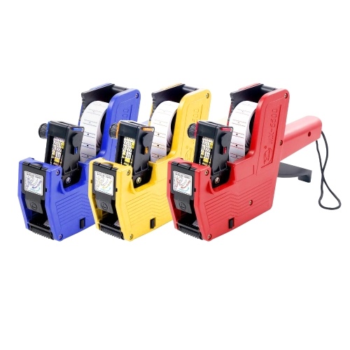 8 Digits Price Tag Machine Handheld Price Labeller Label Date Maker Pricing for Office Retail Shop Grocery Store Organization Marking Warehouse
8 Digits Price Tag Machine Handheld Price Labeller Label Date Maker Pricing for Office Retail Shop Grocery Store Organization Marking Warehouse