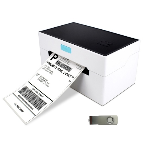 Desktop Thermal Label Printer for 4x6 Shipping Package Label Maker 160mm/s High Speed USB Connection Thermal Sticker Printer Max.110mm Paper Width Compatible with Amazon UPS Ebay Shopify FedEx Labeling Barcode Express Label Printing Postage Mailing Labeli
Desktop Thermal Label Printer for 4x6 Shipping Package Label Maker 160mm/s High Speed USB Connection Thermal Sticker Printer Max.110mm Paper Width Compatible with Amazon UPS Ebay Shopify FedEx Labeling Barcode Express Label Printing Postage Mailing Labeli