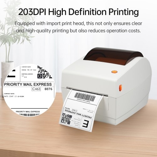 Bisofice Thermal Label Printer 4*6in Labels Printing Machine USB+BT Connection
Bisofice Thermal Label Printer 4*6in Labels Printing Machine USB+BT Connection