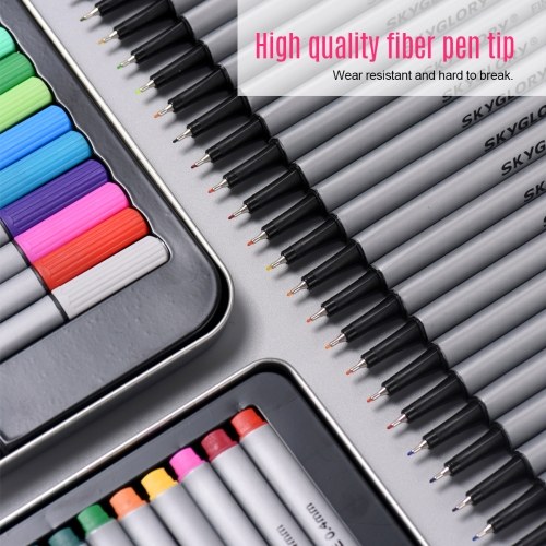 SKYGLORY Fineliner Color Pens 0.4mm Fine Tip Point Marker Pen Set, 72 Assorted Colors
SKYGLORY Fineliner Color Pens 0.4mm Fine Tip Point Marker Pen Set, 72 Assorted Colors