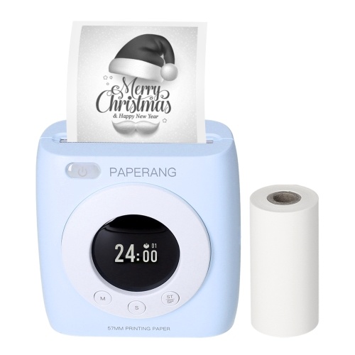 PAPERANG Pocket Printer BT Wireless Thermal Printer Portable Mobile Printer 300dpi for Photo Picture Receipt Memo Note Label Sticker with Clock Function Compatible with Android iOS Windows Mac
PAPERANG Pocket Printer BT Wireless Thermal Printer Portable Mobile Printer 300dpi for Photo Picture Receipt Memo Note Label Sticker with Clock Function Compatible with Android iOS Windows Mac