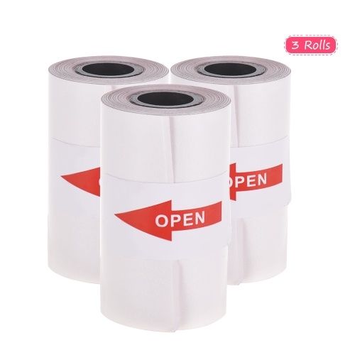 Printable Color Sticker Paper Roll Direct Thermal Paper with Self-adhesive 57*30mm(2.17*1.18in) for PeriPage A6 Pocket Thermal Printer for PAPERANG P1/P2 Mini Photo Printer, 1 Roll
Printable Color Sticker Paper Roll Direct Thermal Paper with Self-adhesive 57*30mm(2.17*1.18in) for PeriPage A6 Pocket Thermal Printer for PAPERANG P1/P2 Mini Photo Printer, 1 Roll