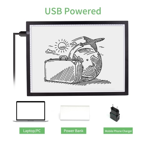 A3 Magnetic LED Light Pad Artcraft Tracing Light Box Tracer Copy Board USB Powered Brightness
A3 Magnetic LED Light Pad Artcraft Tracing Light Box Tracer Copy Board USB Powered Brightness