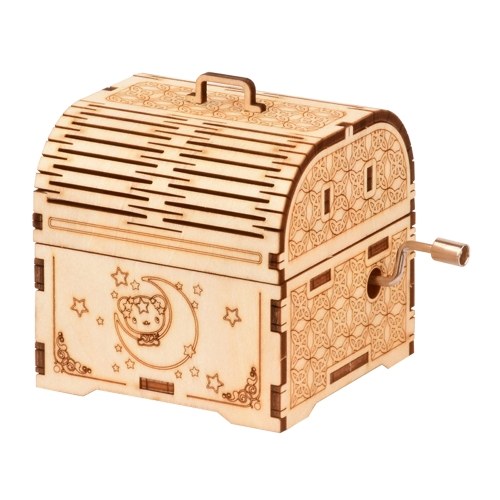 3D Wooden Puzzle Music Box Hand Crank Wood Musical Treasure Box DIY Self Assembly Craft Model Kit Home Decoration Educational Building Set Gift for Students Boys Girls Teens Adults to Build
3D Wooden Puzzle Music Box Hand Crank Wood Musical Treasure Box DIY Self Assembly Craft Model Kit Home Decoration Educational Building Set Gift for Students Boys Girls Teens Adults to Build