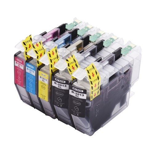 Aibecy Compatible Ink Cartridge Replacement for LC3013 LC-3013 LC3011 LC-3011 High Yield Compatible with Brother MFC-J491DW MFC-J690DW MFC-J895DW MFC-J497DW Printer 4-Pack (1 Black, 1 Cyan, 1 Magenta, 1 Yellow)
Aibecy Compatible Ink Cartridge Replacement for LC3013 LC-3013 LC3011 LC-3011 High Yield Compatible with Brother MFC-J491DW MFC-J690DW MFC-J895DW MFC-J497DW Printer 4-Pack (1 Black, 1 Cyan, 1 Magenta, 1 Yellow)