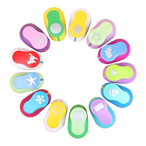 Hole Puncher Set with Hole Punch Shapes 19 Patterns Mini DIY Paper Punch for Arts and Crafts Random Color 
Hole Puncher Set with Hole Punch Shapes 19 Patterns Mini DIY Paper Punch for Arts and Crafts Random Color