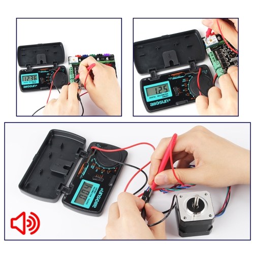 Mini Pocket Digital Multimeter Tester Manual Range DMM DC/AC Voltage/DC Current Amp/Ohm/Diode and Continuity Test Measuring Instrument
Mini Pocket Digital Multimeter Tester Manual Range DMM DC/AC Voltage/DC Current Amp/Ohm/Diode and Continuity Test Measuring Instrument