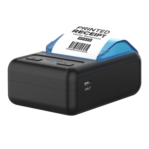 

P11 58mm Mini Portable Thermal Printer Large Capacity Receipt Printer USB+Wireless BT Connection for Office/Market Compatible with Windows/Android/Ios