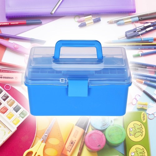 Portable Plastic Art Storage Box Watercolor Oil Painting Supplies Multipurpose Case with Handle for Artists Students
Portable Plastic Art Storage Box Watercolor Oil Painting Supplies Multipurpose Case with Handle for Artists Students