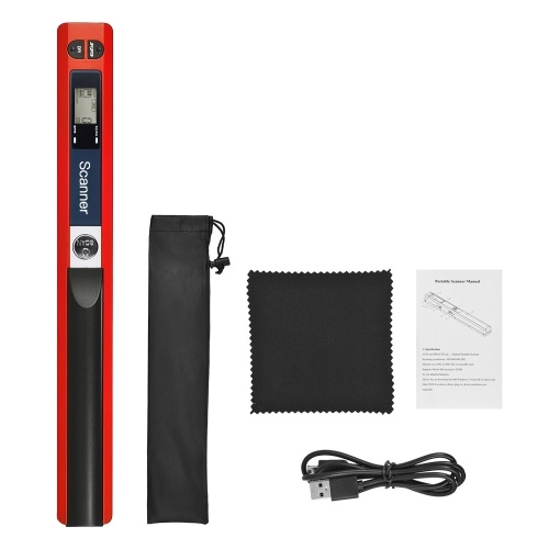 Portable Handheld Wand Wireless Scanner A4 Size 900DPI JPG/PDF Formate LCD Screen Type-C Interface with Protecting Bag for Business Document Receipts Books Images
Portable Handheld Wand Wireless Scanner A4 Size 900DPI JPG/PDF Formate LCD Screen Type-C Interface with Protecting Bag for Business Document Receipts Books Images