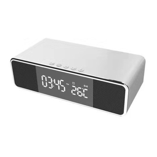 Digital Alarm Clock for Bedroom Electronic Clock with 5W Wireless Charging for Phone Headset Thermometer Temperature Display 3 Alarms 12/24H LED Mirror Screen USB Charging for Bedroom Desk Office
Digital Alarm Clock for Bedroom Electronic Clock with 5W Wireless Charging for Phone Headset Thermometer Temperature Display 3 Alarms 12/24H LED Mirror Screen USB Charging for Bedroom Desk Office