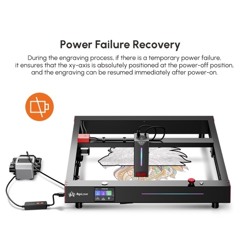 Algolaser Delta 40W Laser Engraver with Auto Air Assist Pump and 3.5inch IPS Screen
Algolaser Delta 40W Laser Engraver with Auto Air Assist Pump and 3.5inch IPS Screen