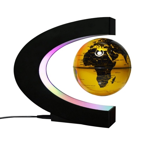 Floating Globe with LED Multicolor Base Creative 4 Inch C Shape Anti Gravity Magnetic Levitation Rotating World Map for Children Gift Home Office Desk Decoration Teaching Demo
Floating Globe with LED Multicolor Base Creative 4 Inch C Shape Anti Gravity Magnetic Levitation Rotating World Map for Children Gift Home Office Desk Decoration Teaching Demo