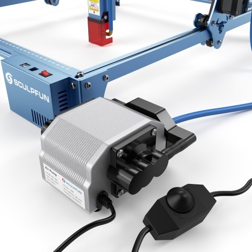 SCULPFUN 30L/Min Laser Air Assist Pump Air Compressor for S10 Laser Engraving Machine
SCULPFUN 30L/Min Laser Air Assist Pump Air Compressor for S10 Laser Engraving Machine
