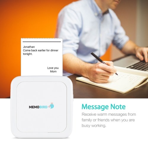 MEMOBIRD GT1 Pocket Thermal Printer BT Wireless Printing Photos Notes Receipts Perfect Gift for Students Long-distance Couples Family
MEMOBIRD GT1 Pocket Thermal Printer BT Wireless Printing Photos Notes Receipts Perfect Gift for Students Long-distance Couples Family
