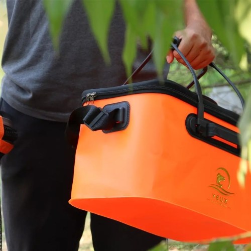 YEUX Fishing Bucket EVA Fishing Water Bucket Folding Live Fish Lures Box Multi-Functional Water Container for Fishing/Boating/Fish Protection
YEUX Fishing Bucket EVA Fishing Water Bucket Folding Live Fish Lures Box Multi-Functional Water Container for Fishing/Boating/Fish Protection