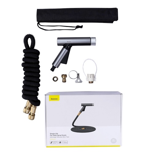 Baseus Car Washing Gun Sprayer High Pressure Washer Nozzle Magic Flexible Hose Cleaning Washing Tool for Garden Car Washing
Baseus Car Washing Gun Sprayer High Pressure Washer Nozzle Magic Flexible Hose Cleaning Washing Tool for Garden Car Washing