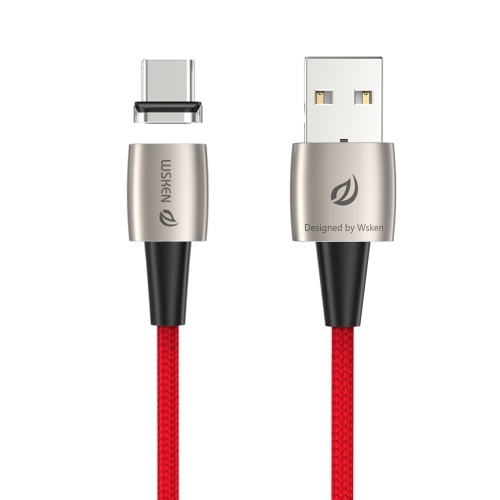 WSKEN SHARK X1 PRO Magnetic Charging Cable Nylon Braided Magnetic Phone Charger Cord USB Charging and Data Sync Cable with LED Compatible with Micro-USB
WSKEN SHARK X1 PRO Magnetic Charging Cable Nylon Braided Magnetic Phone Charger Cord USB Charging and Data Sync Cable with LED Compatible with Micro-USB